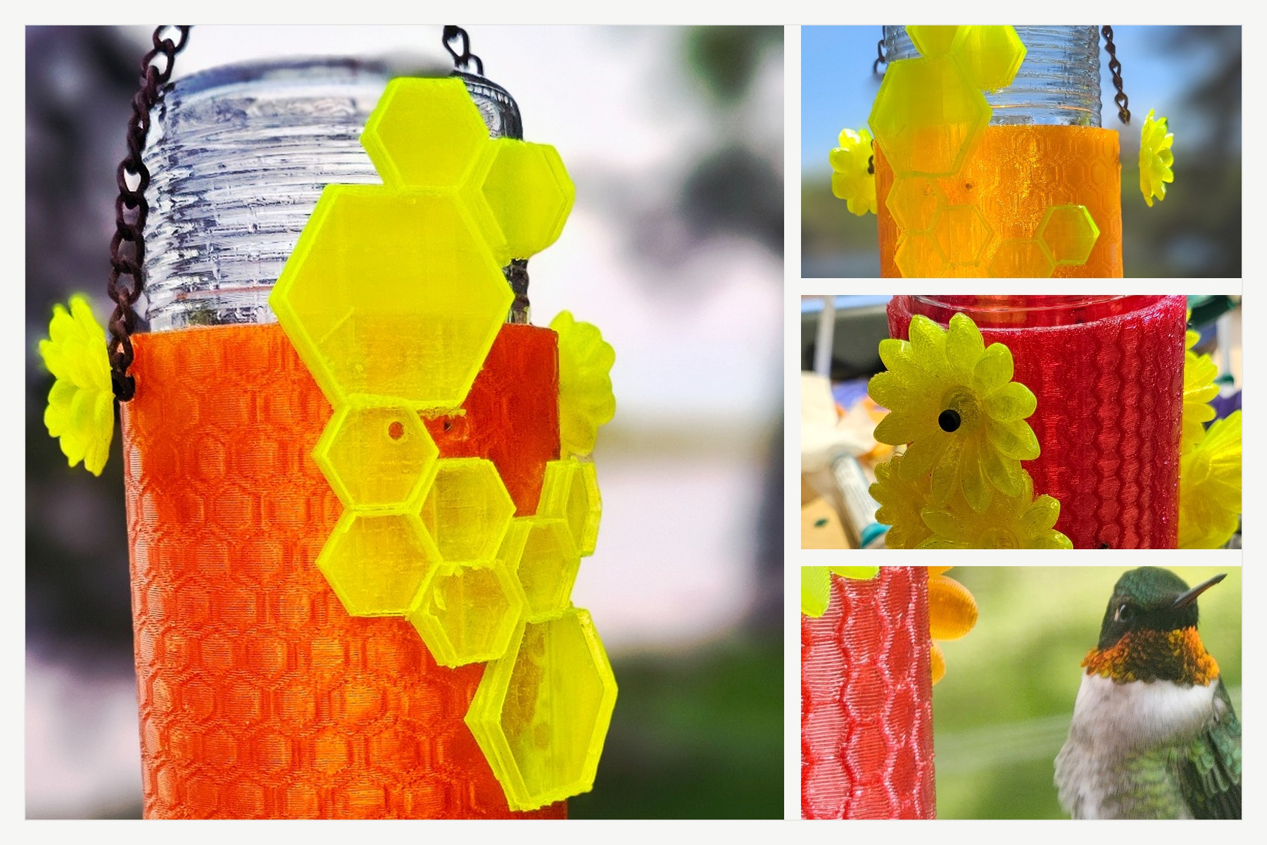 Custom Hummingbird Feeders