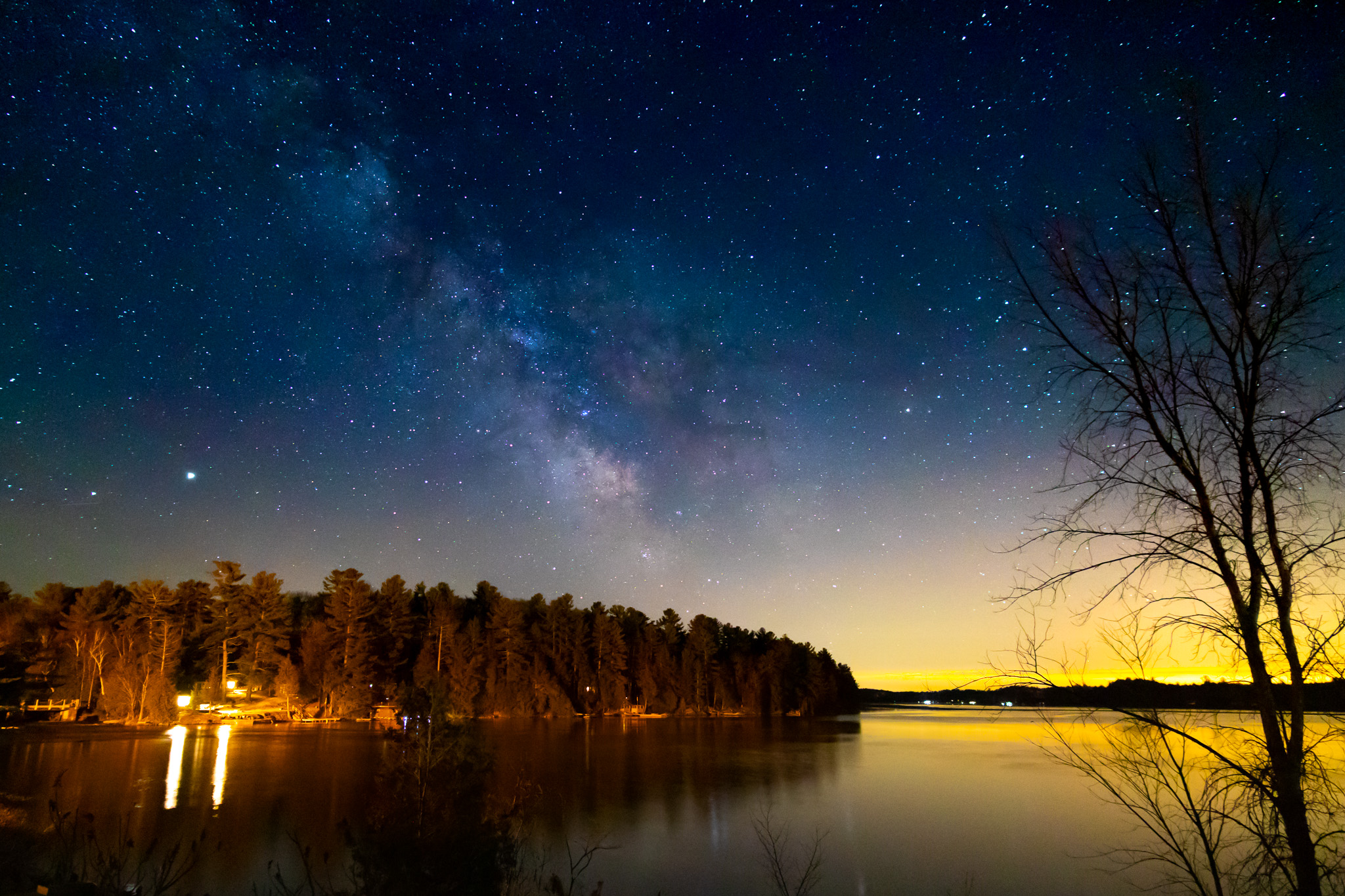 Milky Way Over Quiet Water